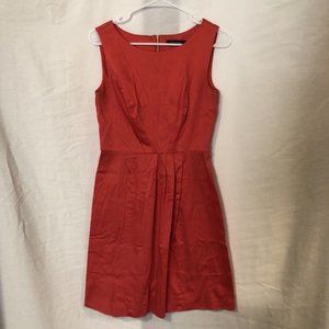 Ellen Tracy 4 Dress Orange Pink Shift